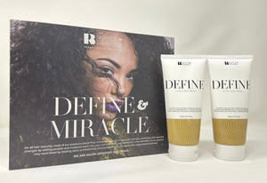 Ruffle & Bramble  DOUBLE CURL DEFINE CURLY CURL CREAM 200ml x 2